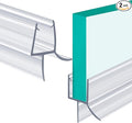 POZIA Clear Frameless Glass Shower Door Bottom Seal | Shower Door Sweep by POZIA