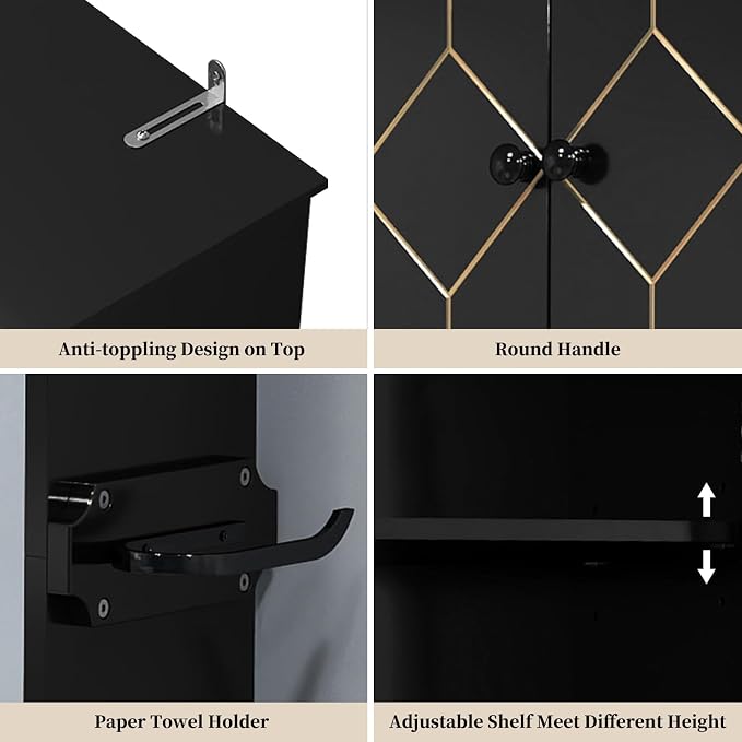 HLR Over The Toilet Storage Cabinet - Image 4