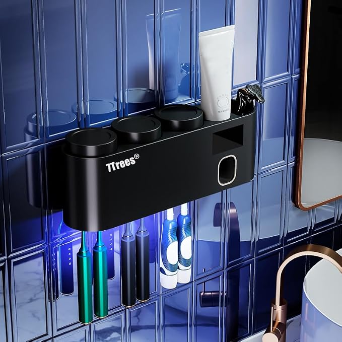 Toothbrush Sanitizer, Self Adhesive Toothbrush Holder - Image 5