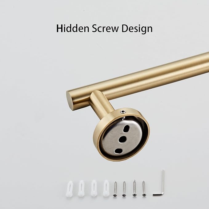 Bath Towel Bar, 12 Inch 304 Stainless Steel Thicken Towel Holder - Image 5