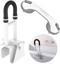 Bathtub Grab Bars with Suction Grab Bars, YuanDe 20x6 Inch Adjustable Bathtub by YuanDe