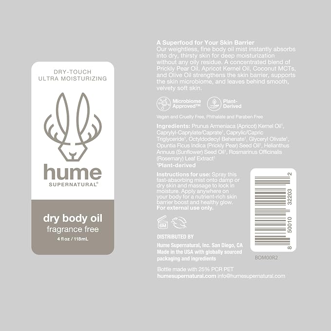 HUME SUPERNATURAL Dry Body Oil Spray - Image 8