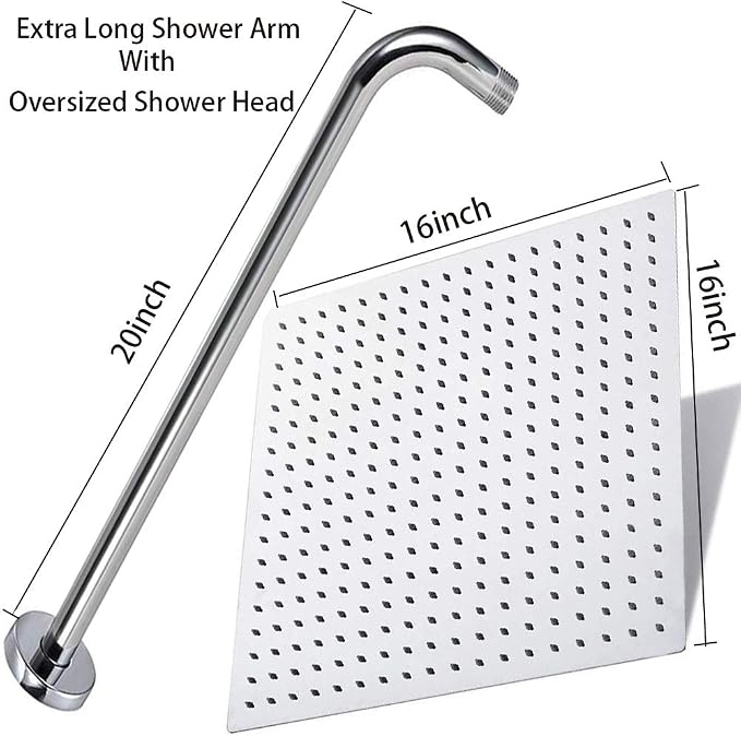 NearMoon Square Rain Shower Head - Image 7
