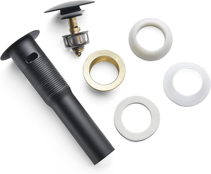 Bathroom Sink Drain, 2 Pack Drain Stopper Bathroom Sink Without Overflow - Image 6