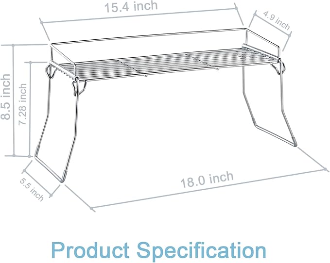 Metal The Sink Vanity Organizer 2 Pack, Bathroom or Kitchen Sink Organizer - Image 3