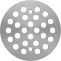 Round 4.25 Inch Screw-in Shower Drainer Cover Replacement 304 Stainless Steel by Genpe