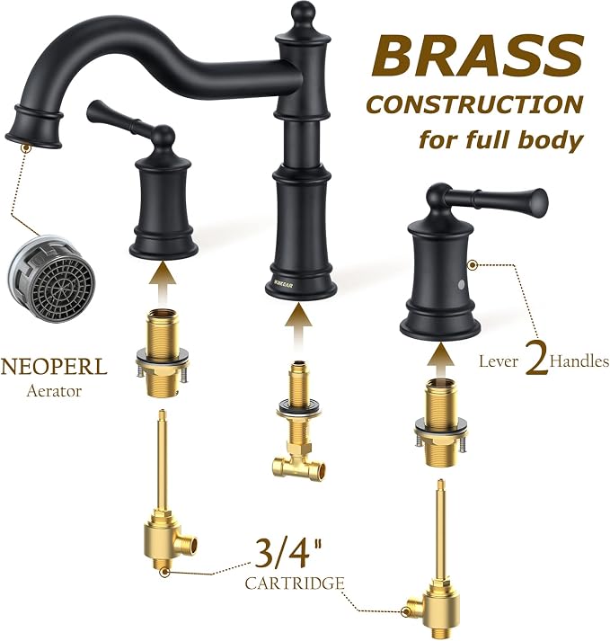 Roman Bathtub Faucet Deck Mount Tub Faucet - Image 5
