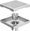 Neodrain 6-Inch Square Shower Drain by Neodrain