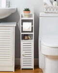 AOJEZOR Toilet Paper Holder Stand: Small Bathroom Storage Cabinet by AOJEZORBathroomCabinets