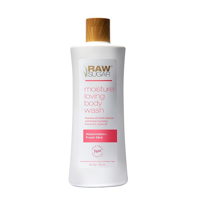 RAW SUGAR Simply Body Wash, Bath Soap, Formulated without Sulfates & Parabens by RawSugar