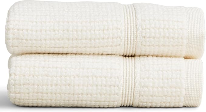 Preston Lane Douro Washcloth Set – 2 Pack Luxury Cotton Towels, Ultra Soft & by PrestonLane