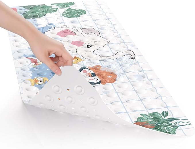 AmazerBath Baby Bath Mat Non Slip, Cartoon Kids Bath Mat - Image 6