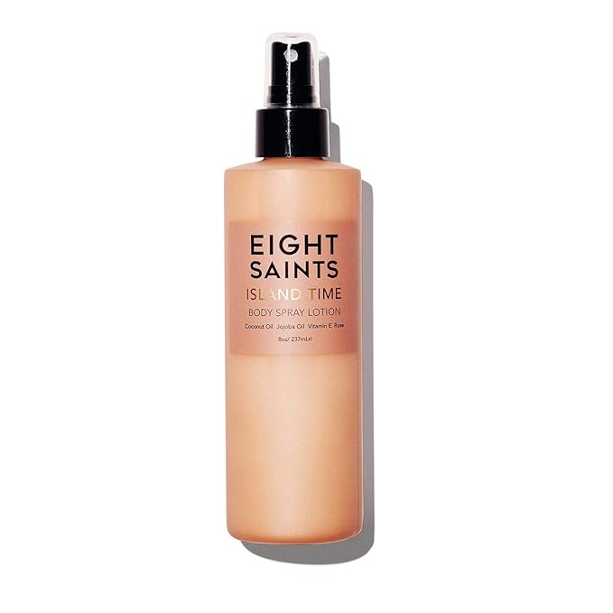 Eight Saints Island Time Body Spray Lotion, Natural and Organic Body Lotion by EightSaintsSkincare