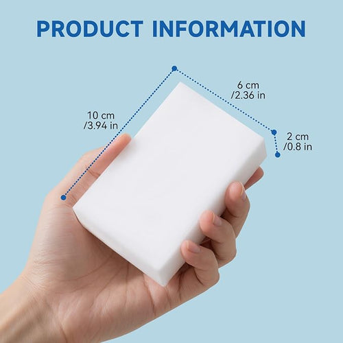 100 Pack Magic Sponge Eraser, Non-Scratch Melamine Sponges in Bulk, Wall Cleaner - Image 2