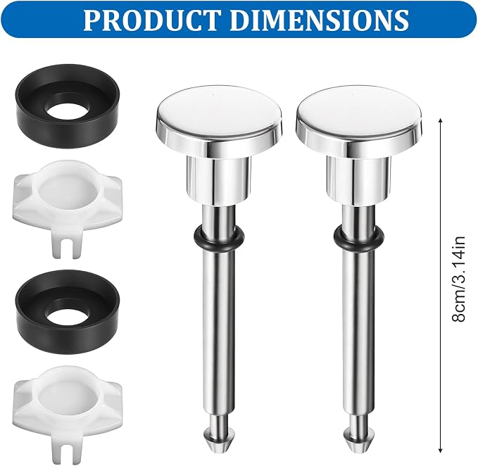 2 Set Tub Spout Diverter Repair Kit - Image 2