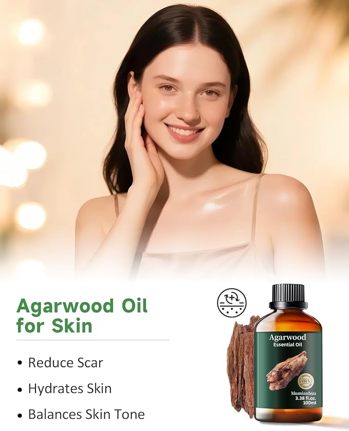 Agarwood Essential Oil, Mumianhua Natural Aromatherapy Agarwood Oil - Image 3