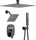 Oil Rubbed Bronze Shower System Digital Display Shower Set by KATAIS