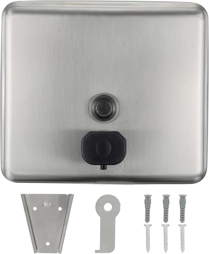 Stainless Steel Extra Large 1400ml/47oz Capacity Industrial Grade Soap Dispenser - Image 7
