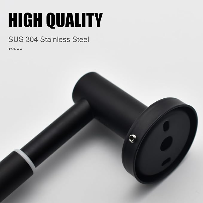 Towel Bar - Adjustable 304 Stainless Steel Towel Holder - Image 4