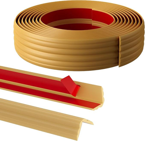 10FT Flexible Wall Corner Protector Moulding Trim, Peel and Stick Inside & by pluden