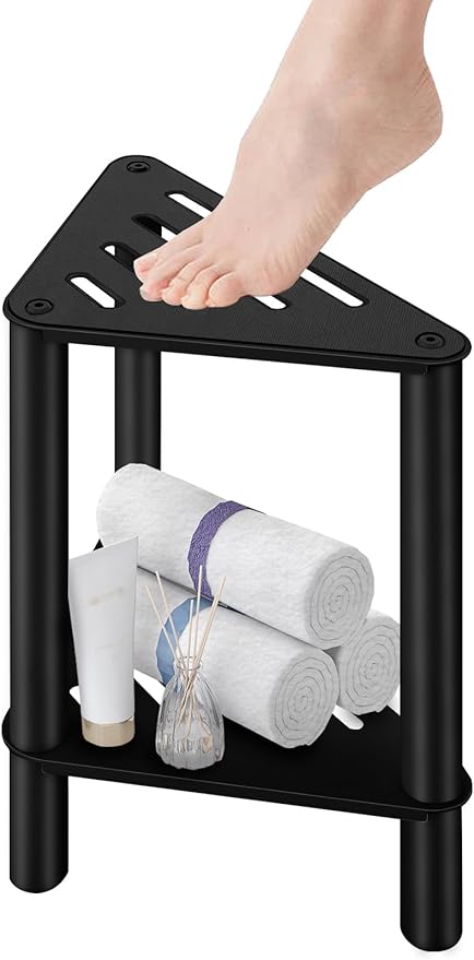 Shower Foot Rest, Shower Stool for Inside Shower, Stainless Steel Waterproof by VOTZAAQ