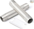 TAISHER 2PCS Stainless Steel Pipe Fittings, 1/2" NPT x 1/2" NPT Male Threaded by TAISHER