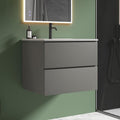 24" Bathroom Vanity with Sink, Modern Floating Vanity with Double Soft Closing by LittleTulip