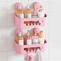 TAILI Shower Caddy Suction Cup 2 Pack, Heavy Duty Bathroom Organizer, Removable by TAILI