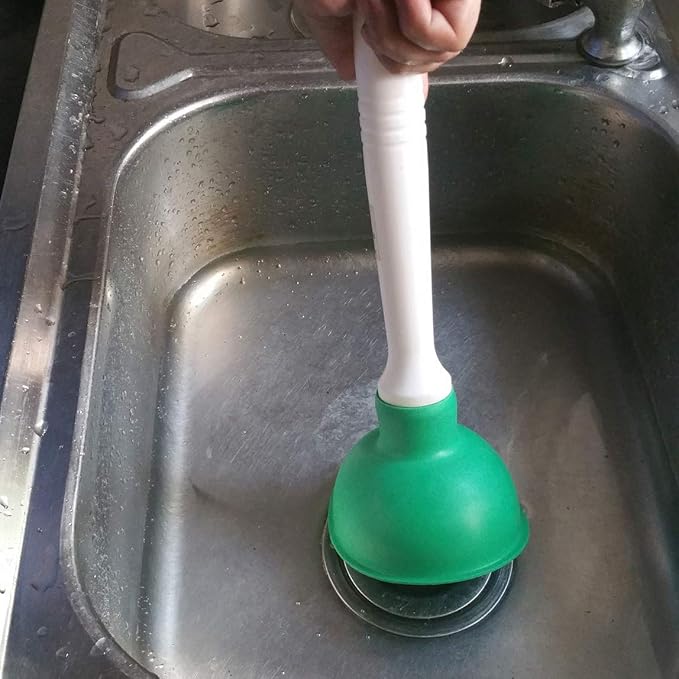 Coralpearl Drain Plunger, Small Hand Force Plumber Helper, Little 4 inch Cup - Image 4