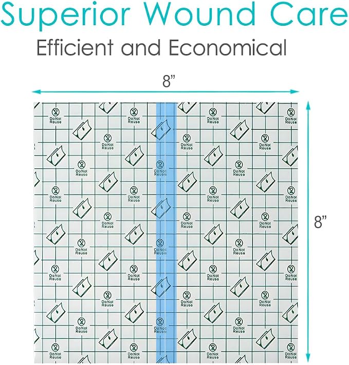 8"x8" Waterproof Shower Cover Incision Bandages - Image 5