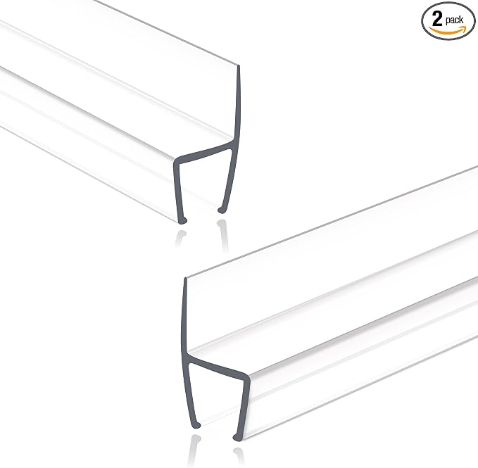 Frameless Shower Door Seal Strip 2 Pack x 39 Inch H by Unknown