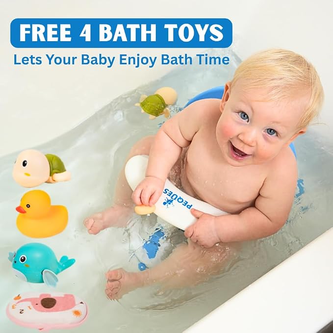 Baby Bath Seat for Babies 6 Months & Up Sitting Up | Non-Slip Bath Seat - Image 7