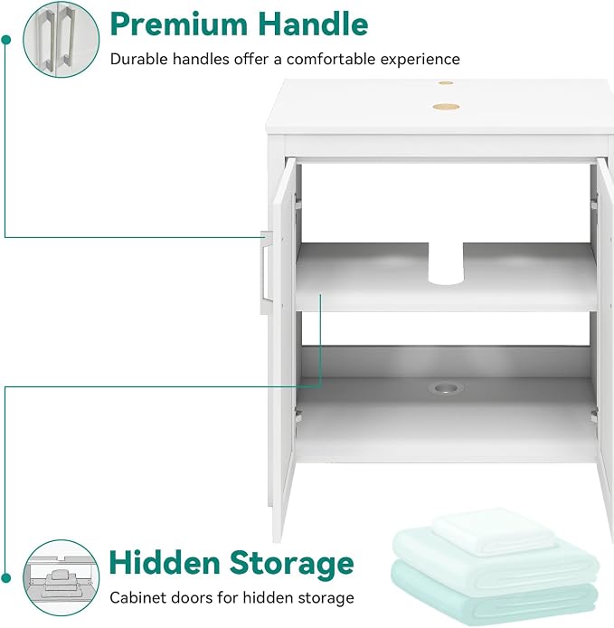 YOURLITE 30 Inches Traditional Bathroom Vanity Set - Image 4