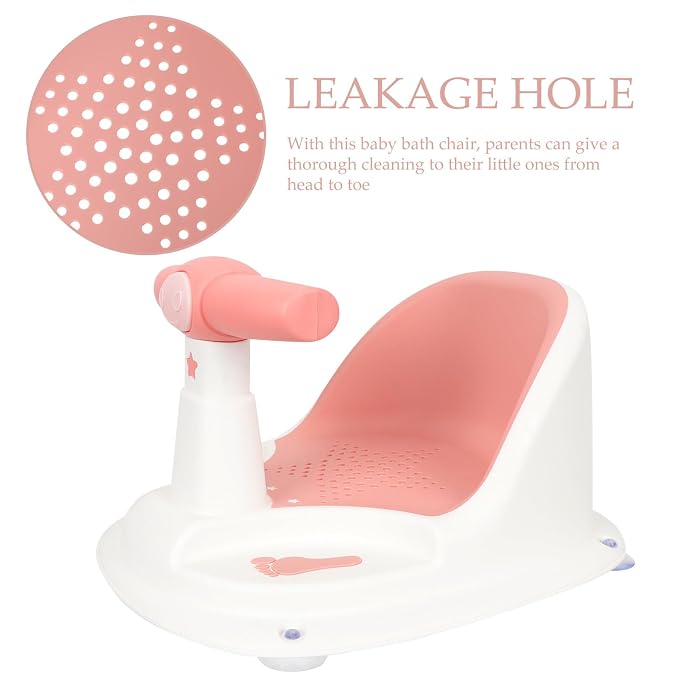 Bath Seat with Suction Cups for Stability Non-Slip Shower Chair Comfortable - Image 4