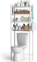 Over The Toilet Storage, Adjustable Bathroom Organizer Shelves Space Saver Over by Hodonas