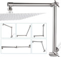 G-Promise 16 Inch Shower Head Extension Arm, Solid Brass Height & Angle by G-Promise