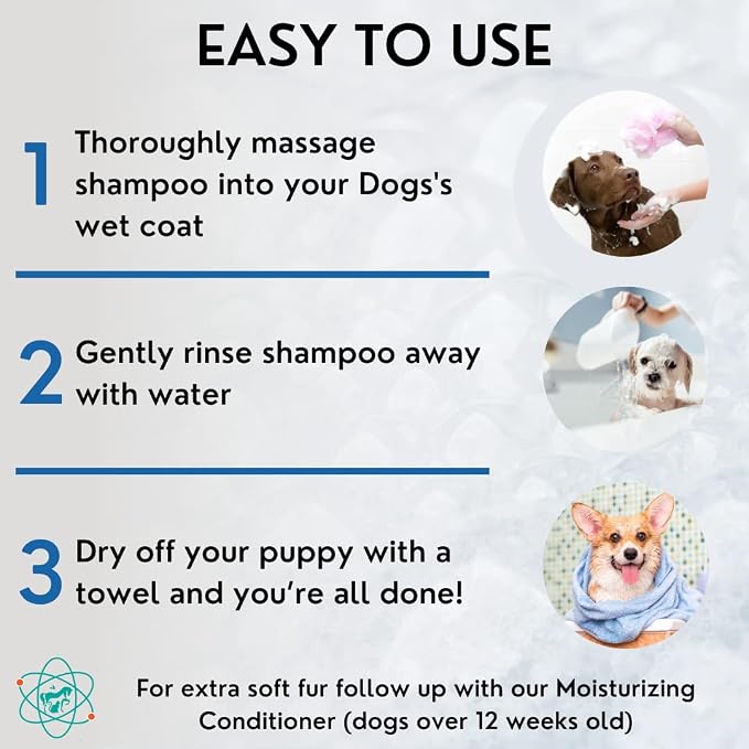 8 floz 5 in 1 Dog Shampoo for Itchy Skin - Image 3