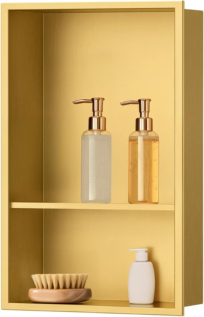 SaniteModar Shower Niche, Stainless Steel Niche by SaniteModar