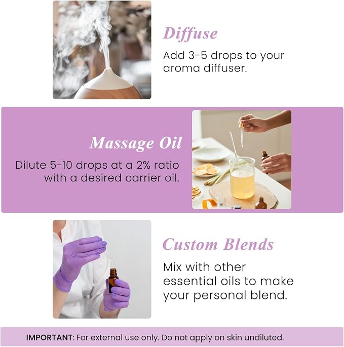 Handcraft Blends Lavender Angustifolia Essential Oil Gift Set – Huge 4 Fl Oz – - Image 5