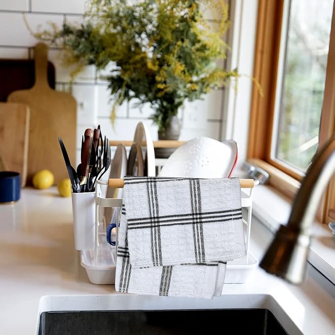 DAN RIVER Premium Dish Cloth 100% Cotton 12 X 12 Inches |Pack of 8|-Ultra Soft - Image 6