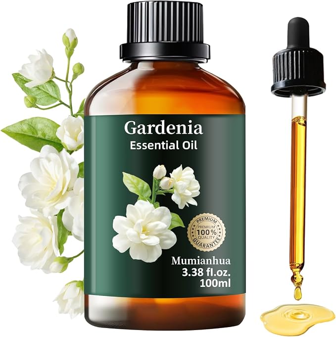Gardenia Essential Oil Pure, Mumianhua Natural Gardenia Oil by Mumianhua