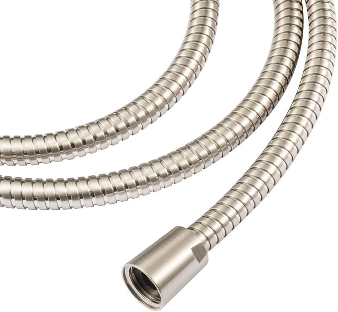 72-inch Extra Long Brushed Nickel Shower Hose Replacement, 304 Stainless Steel - Image 4