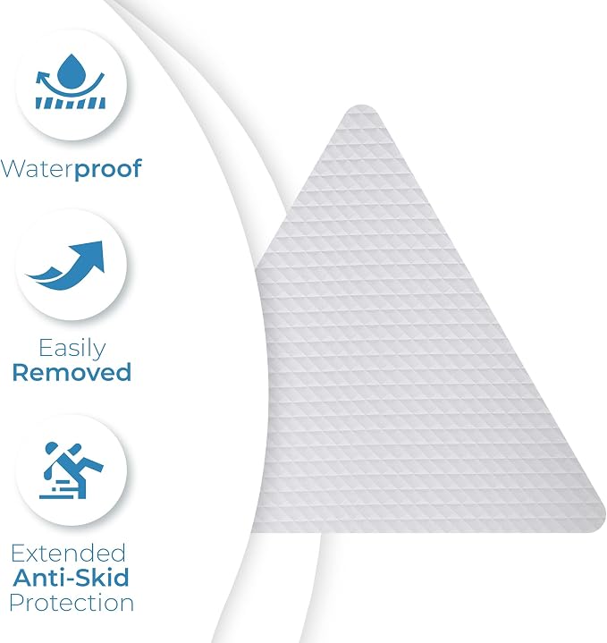Anti Slip Shower Stickers 24 PCS, Invisible Non-Slip Shower Strips - Image 4