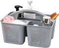 UUJOLY Plastic Portable Shower Caddy Bucket, Cleaning Shower Basket by UUJOLY