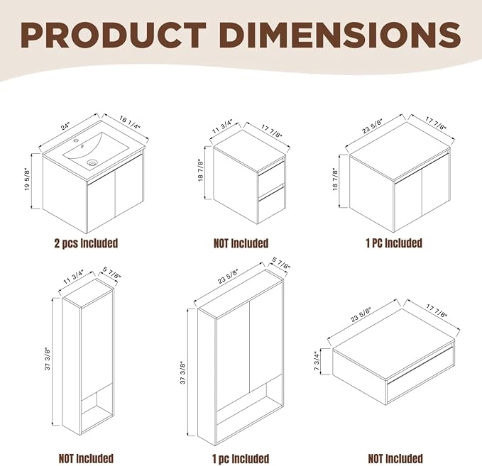 MORVANO 72" Bathroom Vanities Cabinet - Image 3