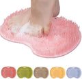 2026 New Silicone Shower Foot Scrubber Mat, Foot Back Cleaning Pad Back Washer by FWZWOZO
