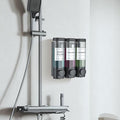 Shower Soap Dispenser Wall Mounted No Drill Shampoo Dispenser by CaboDeseado