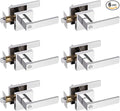 Probrico Polished Chrome Privacy Door Levers Heavy Duty Lockset by Probrico