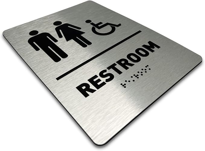 Unisex/Wheelchair Bathroom Sign by GDS - Image 2