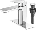 VOTON Chrome Bathroom Faucet Single Handle Bathroom Sink Faucet Lavatory Vanity by VOTON